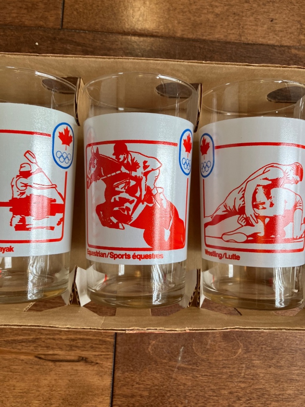 Vintage Montreal Olympics 4 Oz Glasses -Set of Four - Picture 11 of 14